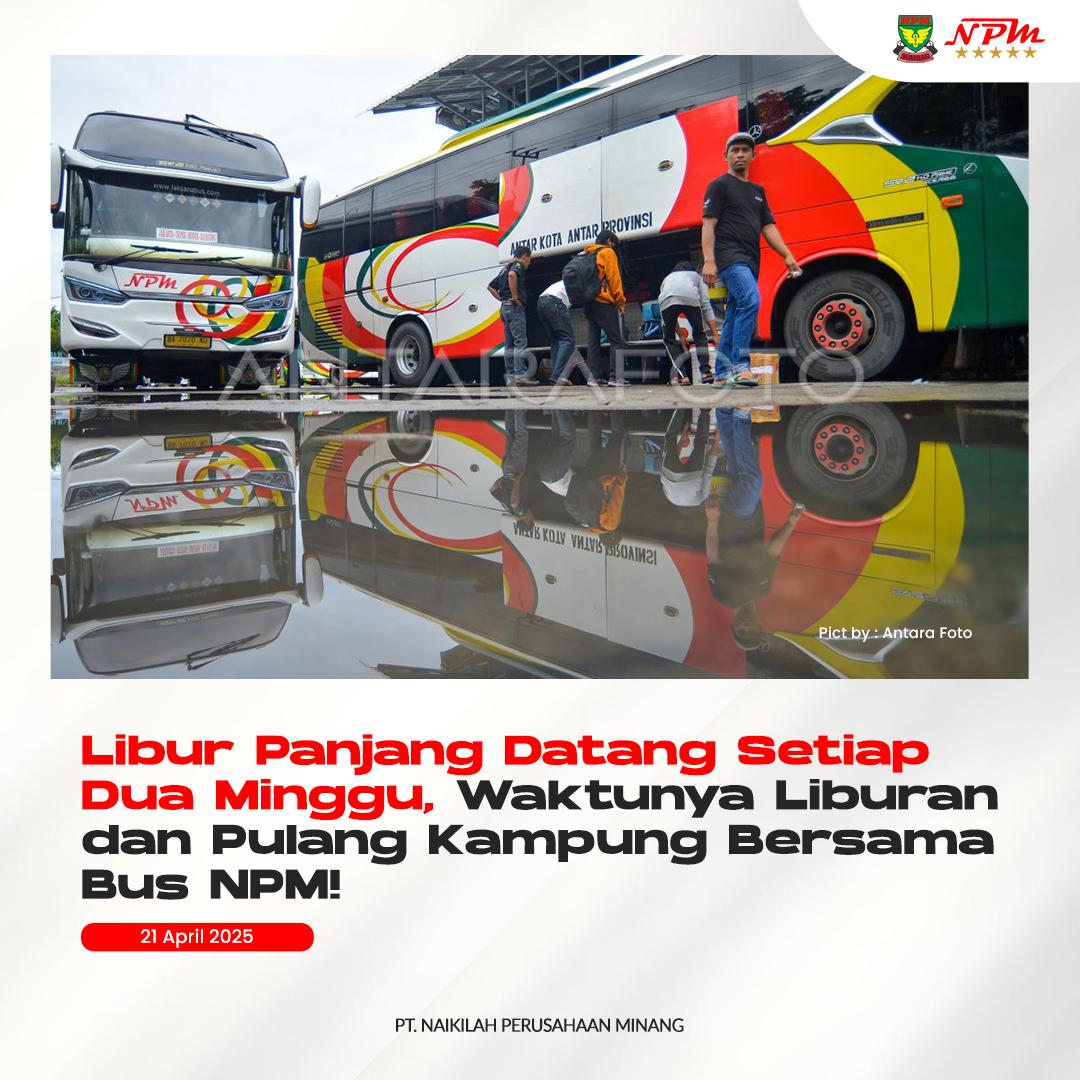 libur npm, bus npm, order bus npm